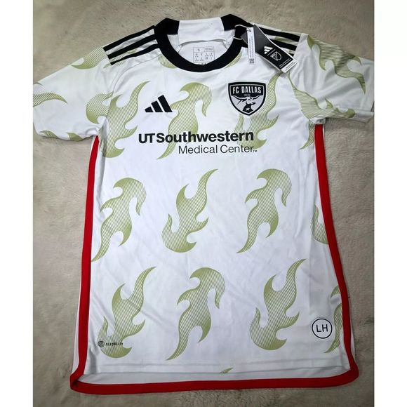 MLS Adidas FC Dallas Away 23 Soccer Football Jersey New women Small MSRP $90 - Picture 1 of 9